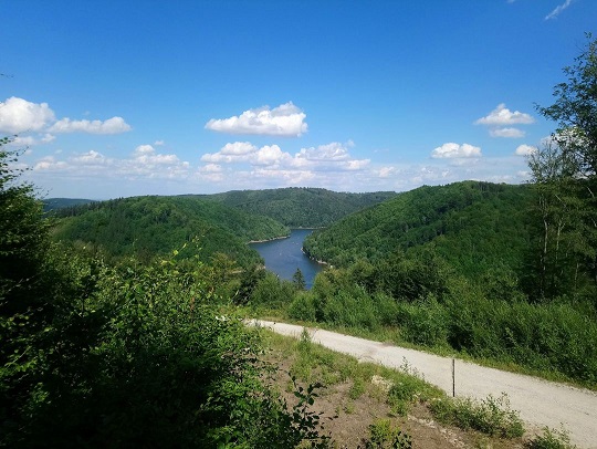 Bystrzyckie-See - Blick vom Damm